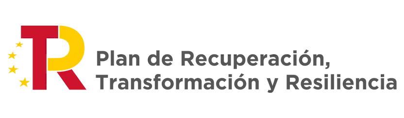 Logotipo Plan de recuperación, Transormación y Resilencia
